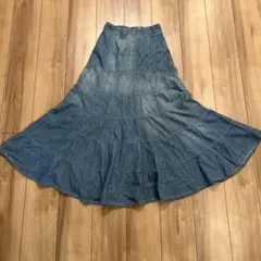 L'EQUIPE YOSHIE INABA デニムフレアスカート サイズ36