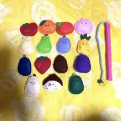 魚釣り　知恵玩具　ハンドメイド　フェルト　おもちゃ