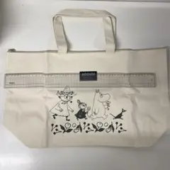 ムーミン トートバッグ 大きめ アイボリー