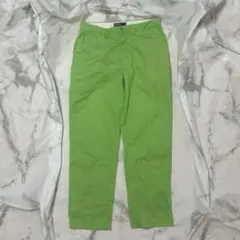 [90s] Polo Ralph Lauren 黄緑 チノパン 34 × 32