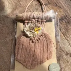 ハンドメイド マクラメタペストリー