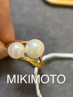 ミキモト リング MIKIMOTO アコヤパール 18k