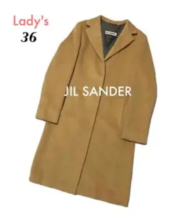 ◆美品◆JIL SANDER ◆チェスターコート◆アンゴラ混◆レディース