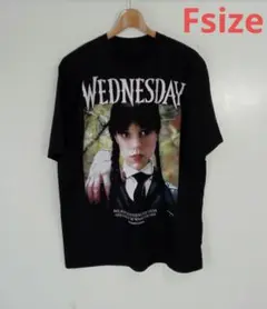 ウェンズデー WEDNESDAY ジェナ・オルテガ 映画Tシャツ(F)I51