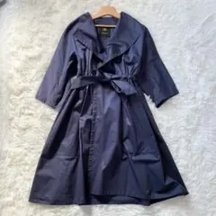 【美品】Drawer ムソウビッグポケットコート ネイビー 38 M