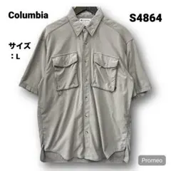【即購入OK】Columbia 半袖シャツ サイズL グレー