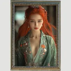 Ｐ1037 女神様　　【開運•風水•絵画風・ヒーリングアート】