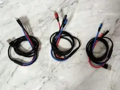 USBケーブル Type-C Type-A 3本セット 充電ケーブル 3in1