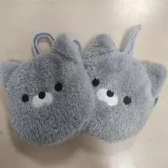 ふわふわもこもこねこバッグ　2つセット