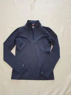 PUMA プーマ ゴルフ ジップシャツ USP カットソー 黒 日焼け予防　M