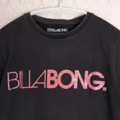 BILLABONG 黒 Tシャツ バックロゴプリントМ