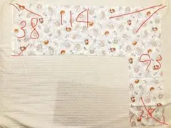 アナと雪の女王プリント生地 38x114cm