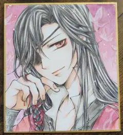 手描きイラスト[ミニ色紙]