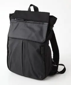 新品　Y'SACCS 17,600円　レザーコンビ リュックサック 黒　イザック
