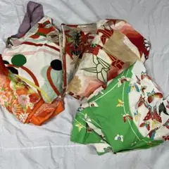 5 5 子ども着物 アンティーク リメイク用