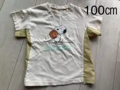 プティマイン スヌーピー バスケット Tシャツ カットソー トップス 100㎝