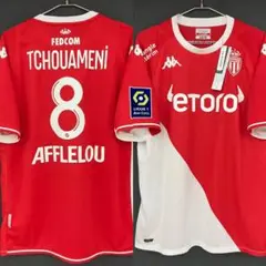 ASモナコ 21/22 チュアメニ　ユニフォーム　ムバッペ　カマヴィンガ　レアル ASモナコ 21/22 チュアメニ ユニフォーム ムバッペ カマヴィンガ
