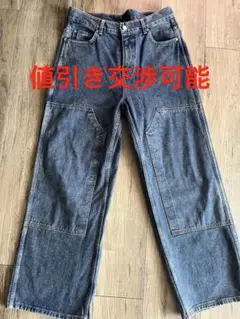 well done. デニム　ペインターパンツ