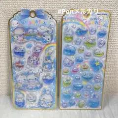 平成レトロ　ハッピーマーチ　キャンディツインズ　ウォーターシール　あわわちゃん