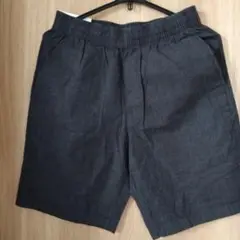 UNIQLO新品未使用。Sサイズ。ダークグレー ショートパンツ ゴムウエスト