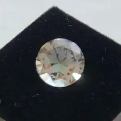 シミズ貴石 ラウンドサクラインカット ルースグリーンクォーツ 約8mm