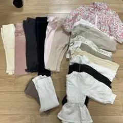 バースデイ西松屋ベビー服80トップス、ボトムス、ウィンドブレーカーセット 16点