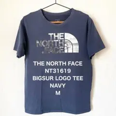 【THE NORTH FACE】 ノースフェイス ロゴTシャツ ネイビー M