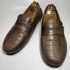 Hush Puppies Otsuka 40 スリッポン ブラウン ドライビング