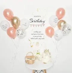 誕生日 バルーン タペストリー 風船 パーティー 男の子 女の子