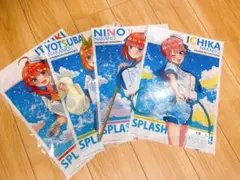 五等分の花嫁 きゃらっとくじ A3クリアポスター