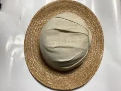 ナチュラルベージュ 麦わら帽子 Made in USA