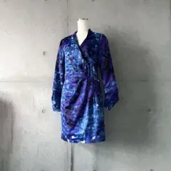 カレンミレンKAREN MILLENモザイクガラカシュクールワンピースM