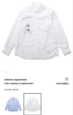 uniformexperimentYUNIYOSHIDAFLOWERSHIRT