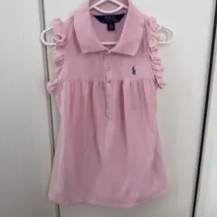 POLO RALPH LAUREN フリル付きポロシャツ 6号