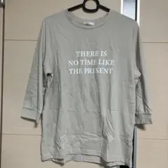 シネマクラブ 7分袖 Tシャツ S ベージュ