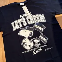 スヌーピー Tシャツ ネイビー❤️ライオンズ❤️