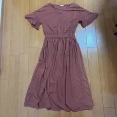 半袖 シャツワンピース