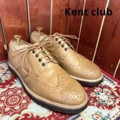 Kent Club 25cm レザーウイングチップシューズ ブラウン