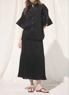セオリーリュクス ブラウス Tori Maddox Shirt 40 ブラック