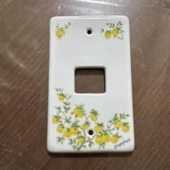 スイッチカバー　陶器　一つ穴スイッチ