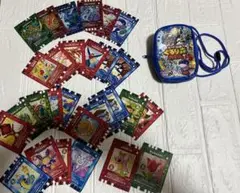 カードセット　カード18枚、ケース(青)