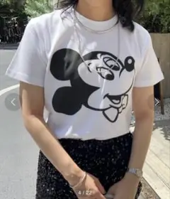 SHENERY ミッキーマウス Tシャツ ホワイト　disney mickey