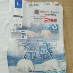 グンゼあかのれん共同企画冷感クールタッチフライス編みクールコート加工サイズL2枚