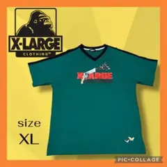 ✨希少・美品✨ XLARGE RECORDS Tシャツ 銃 蝶 グリーン XL