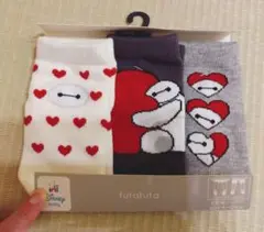 Disney baby ベイマックス デザイン 3足組 ショートクルーソックス