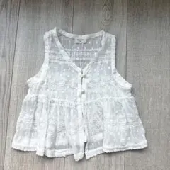 Bebe Holic ホワイト レース ベスト