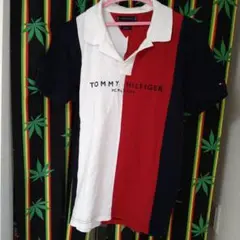 TOMMY HILFIGER カラーブロック ポロシャツ M