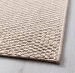 IKEA ラグ 平織り モールム 160cm×230cm ベージュ イケア
