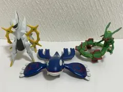 ポケモン レックウザ カイオーガ アルセウス フィギュア 3個セット ミニチュア