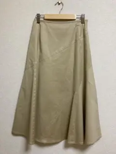 【COOMB】ベージュ　ロングスカート